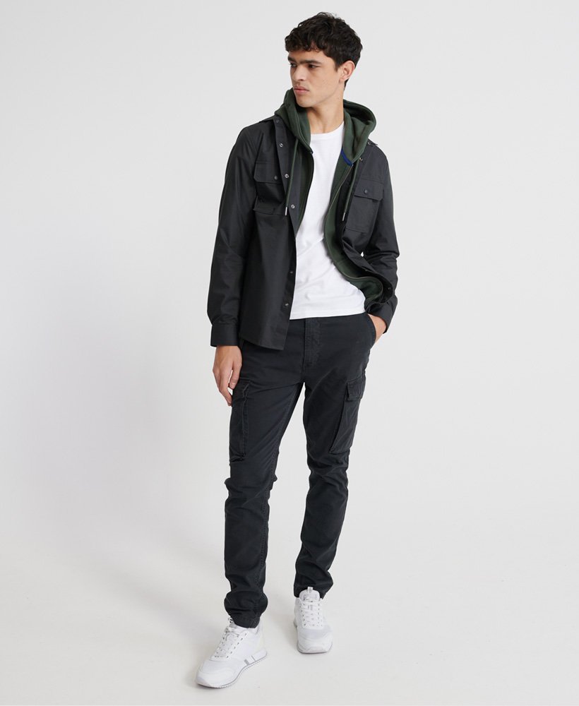 Superdry Farblich abgestimmte Loopback-Kapzenjacke mit Vintage Logo