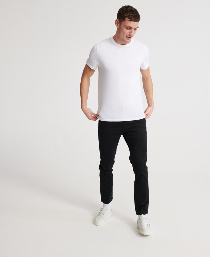 superdry black chinos