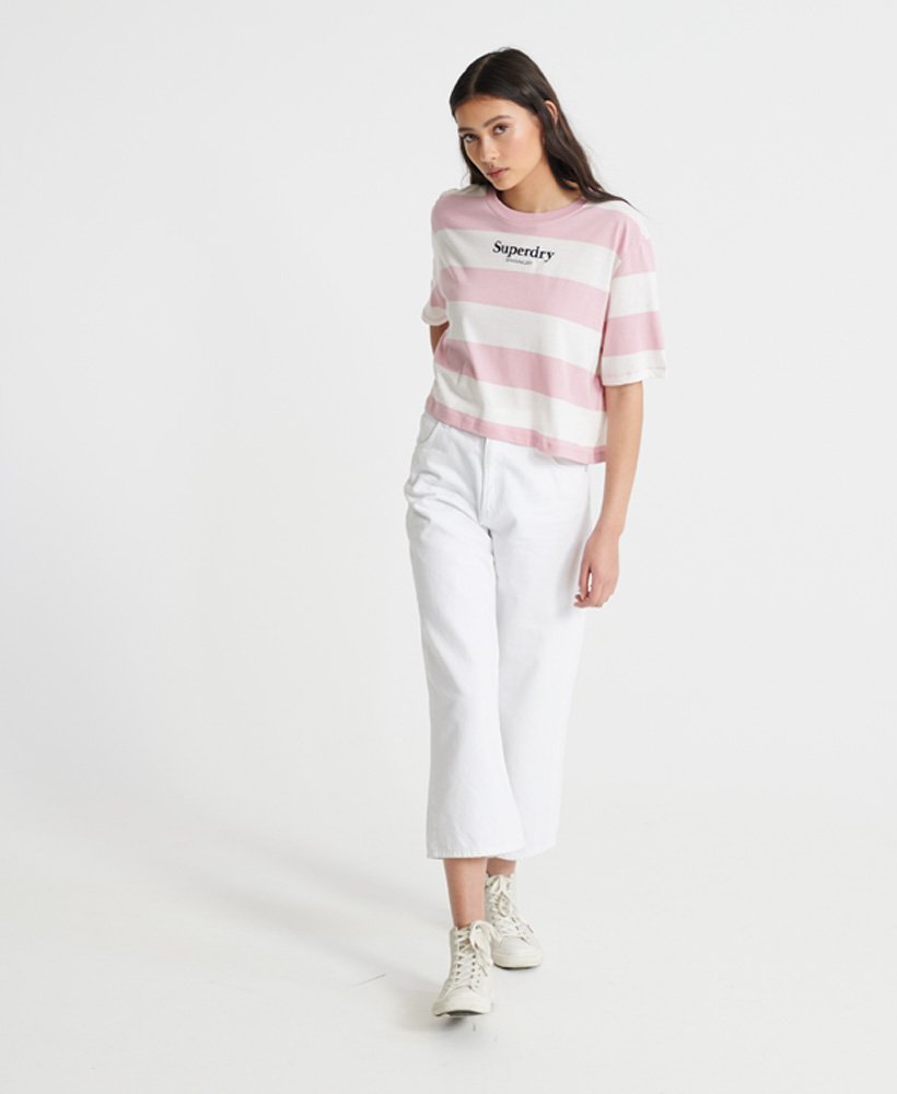 Superdry Harper Stripe Boxy T-Shirt - Women's T Shirts