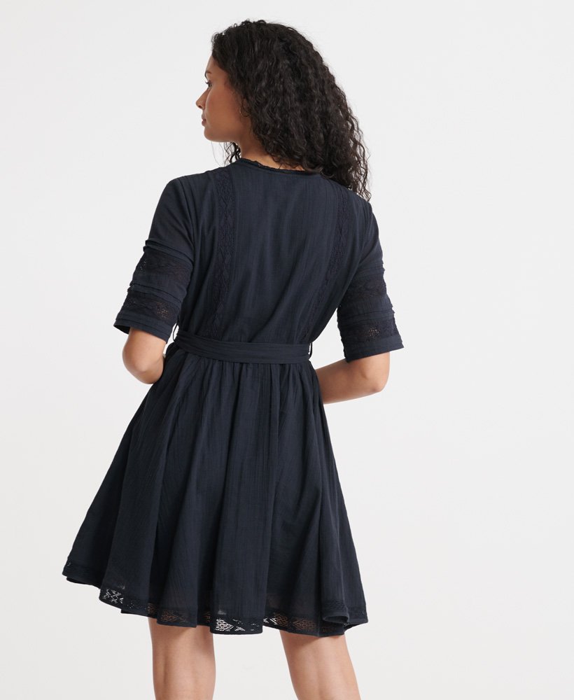 Superdry Womens Ellison Textured Lace Dress
