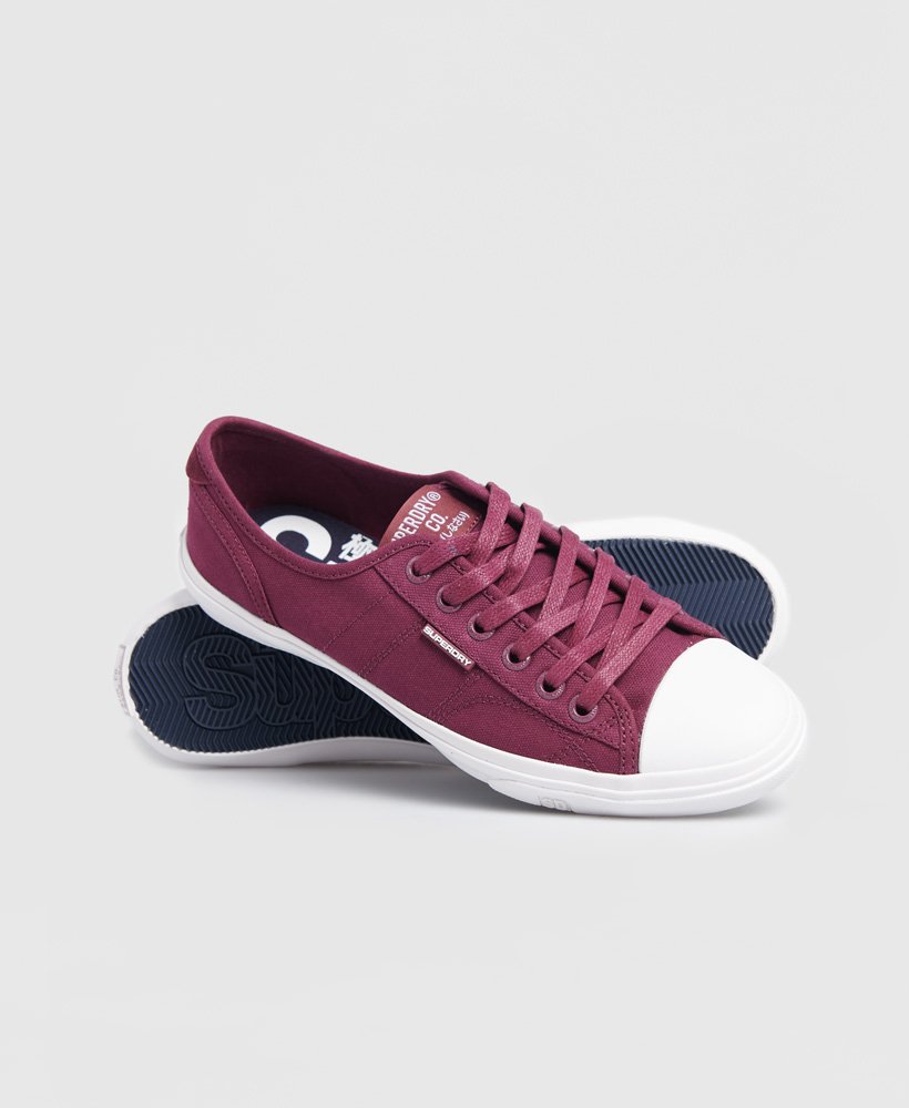 Superdry Low Pro Womens Footwear Shoes Magenta All Sizes 