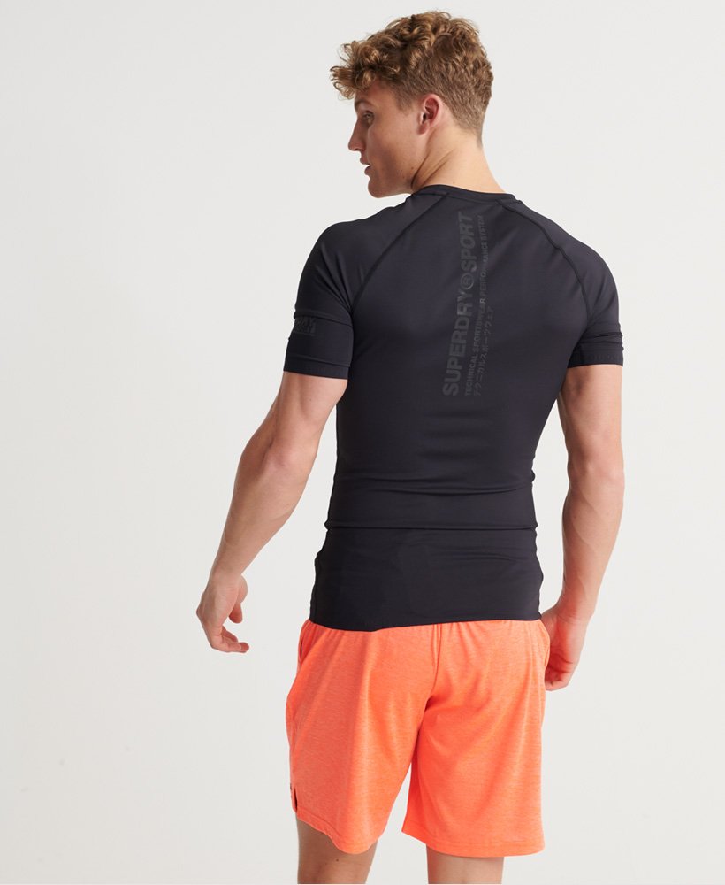 Superdry Training kompresjons T skjorte Herre T skjorter Superdry Training kompresjons T skjorte Herre T skjorter