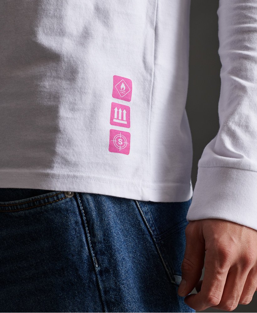 Superdry Japan Code T skjorte med lange ermer Herre T skjorter Superdry Japan Code T skjorte med lange ermer Herre T skjorter