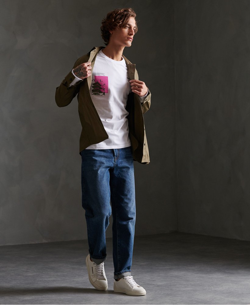 Superdry Japan Code T skjorte med lange ermer Herre T skjorter Superdry Japan Code T skjorte med lange ermer Herre T skjorter
