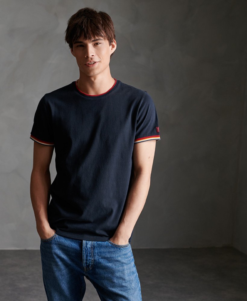 Superdry Orange Label Ringer T skjorte i økologisk bomull Superdry Ringer T skjorte i økologisk bomull Herre T skjorter