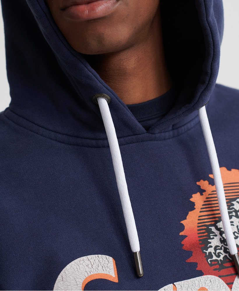 Superdry Shapers N Makers huvtröja med borstat foder Superdry Shapers N Makers huvtröja med borstat foder