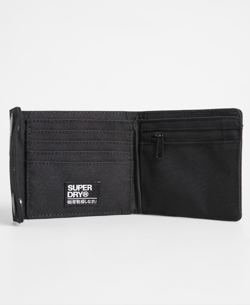 superdry 2 popper wallet