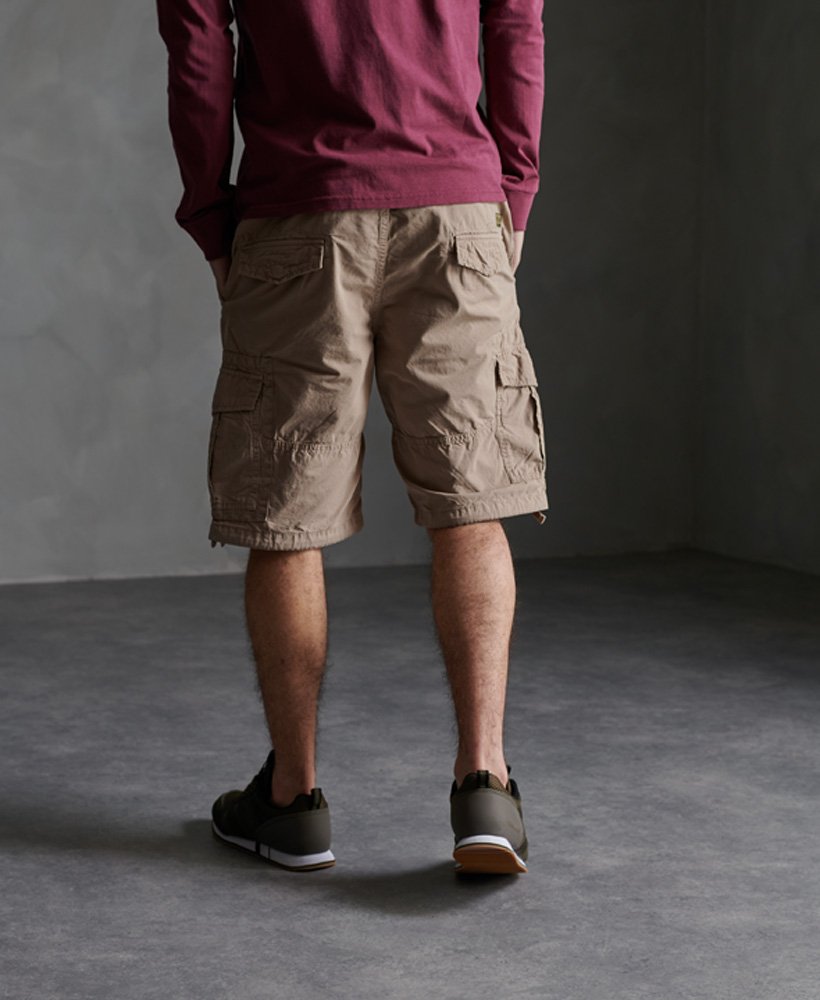 Men's - Core Para Cargo Shorts in Sand | Superdry UK
