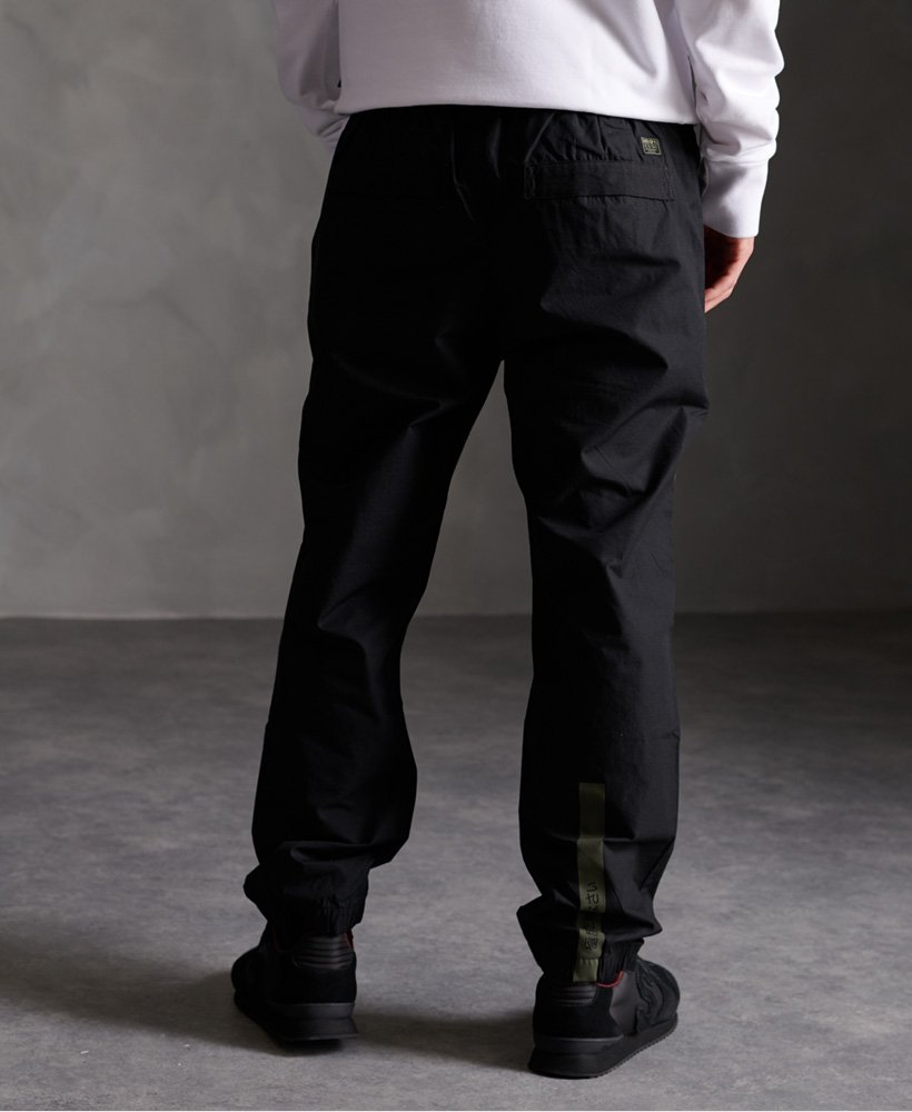 Mens Utility Track Pants in Black Superdry