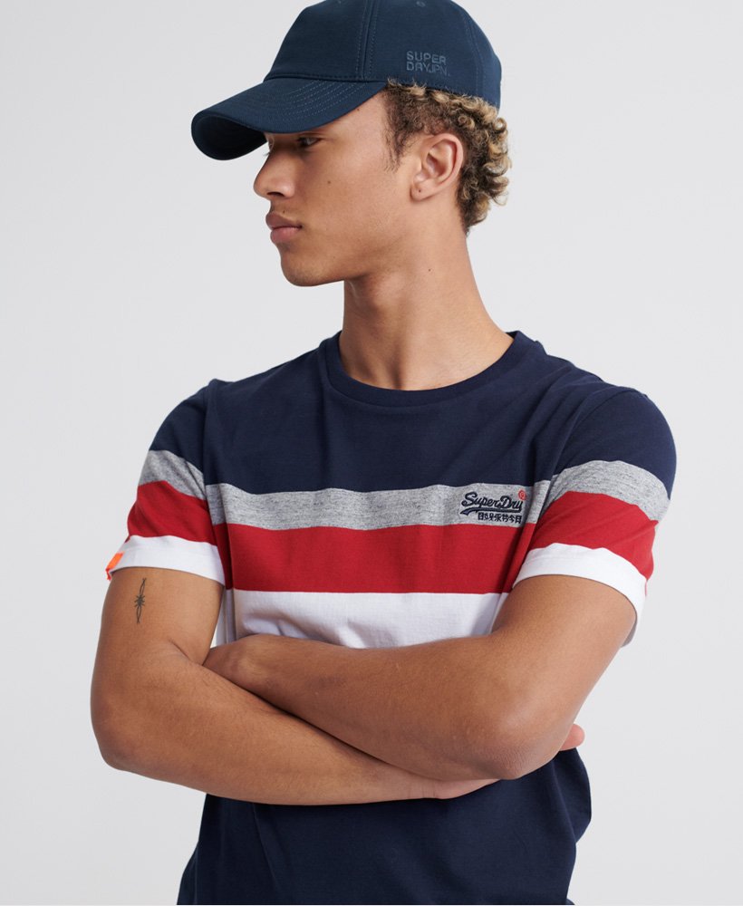 superdry striped t shirt