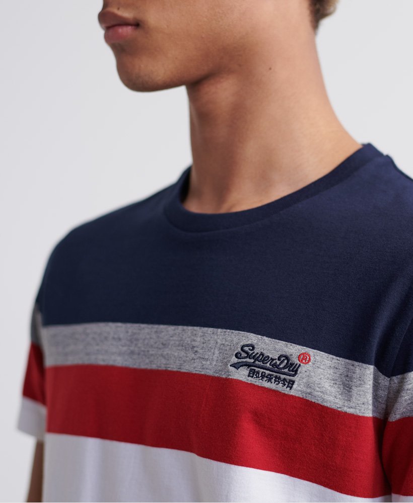 superdry striped t shirt