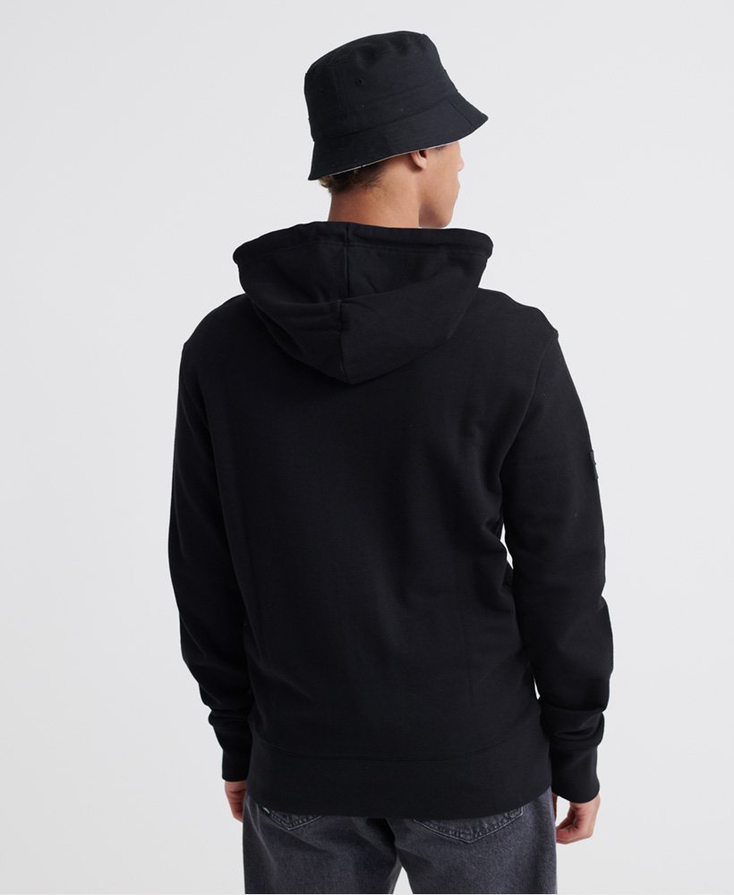 Mens - Surplus Goods Zip Hoodie in Jet Black | Superdry