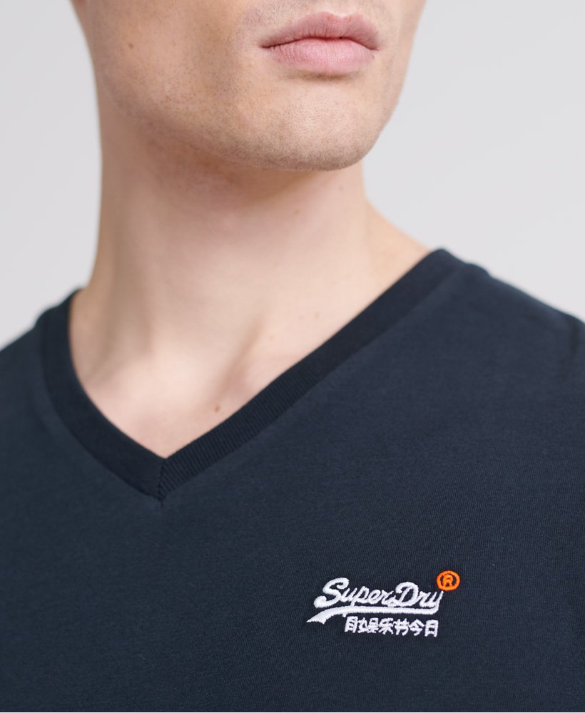 Superdry Organic Cotton Vintage Embroidery V-Neck T-Shirt
