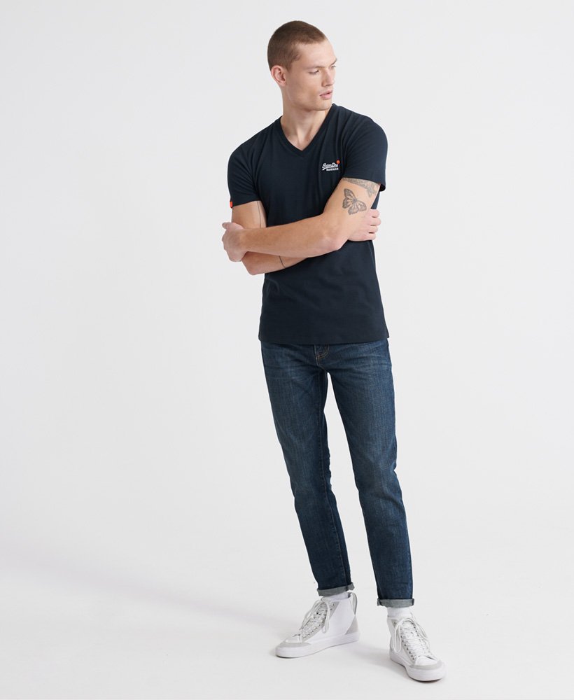 Superdry Organic Cotton Vintage Embroidery V-Neck T-Shirt