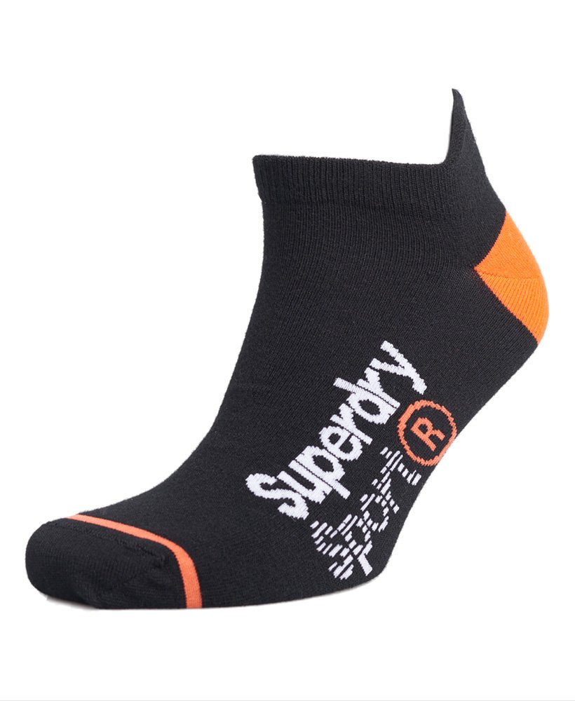 Men’s Coolmax Ankle Sock 3 Pack in Mono Multipack Superdry