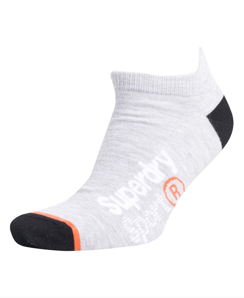 Men’s Coolmax Ankle Sock 3 Pack in Mono Multipack Superdry