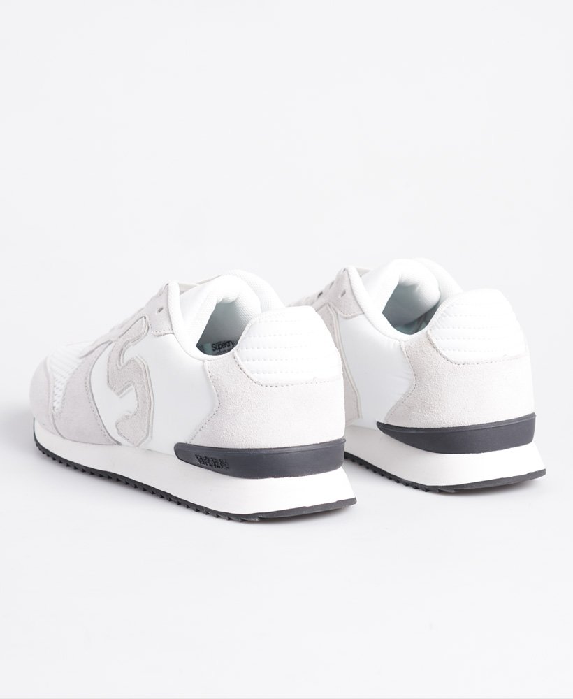 retro white trainers