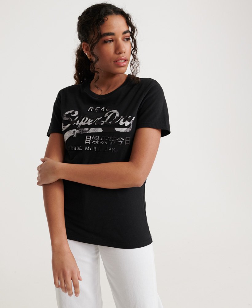 Quote cell tempo Superdry Vintage Logo Photo Rose T-Shirt - Women's Womens T-shirts