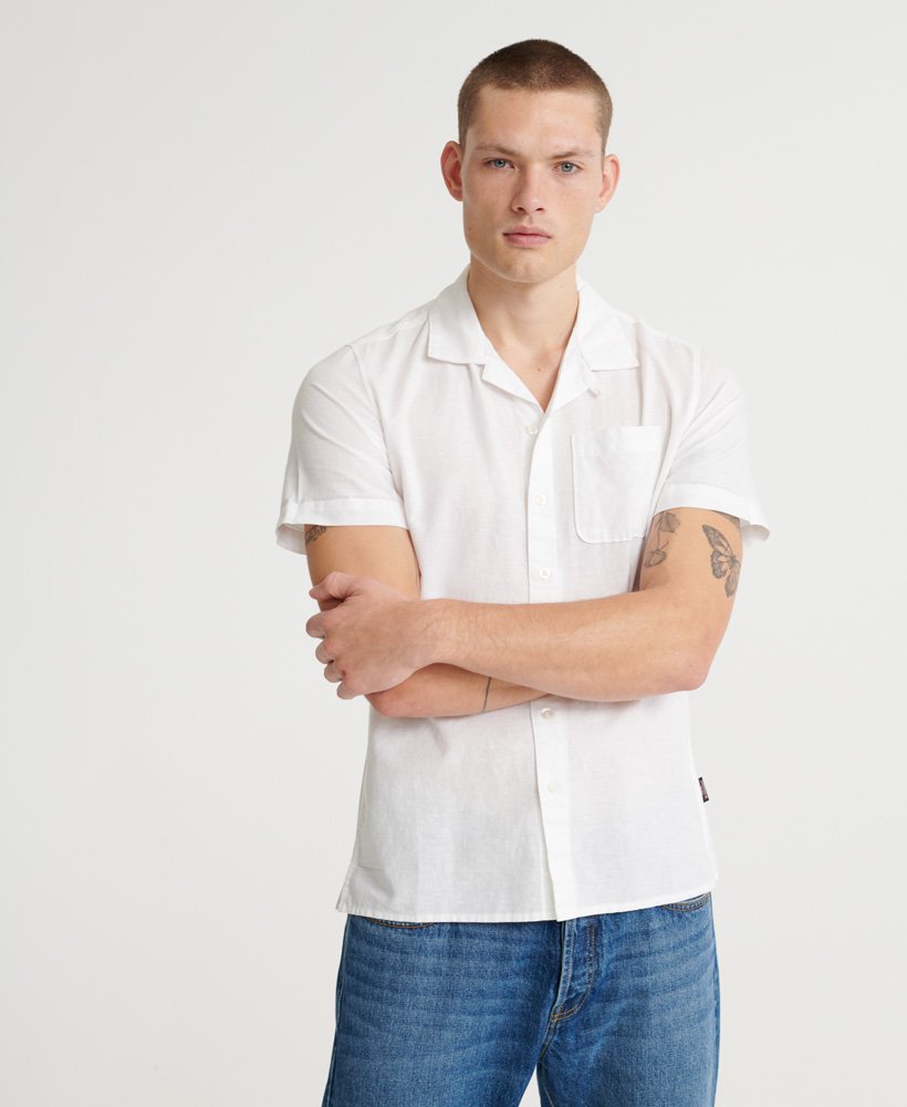 Superdry Edit Cabana Short Sleeved Shirt - Mens Sale Mens View-all