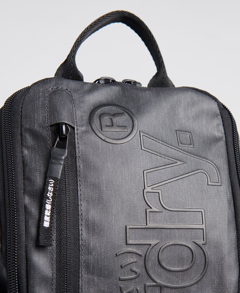 Mens Hardy Sling Bag in Black Superdry