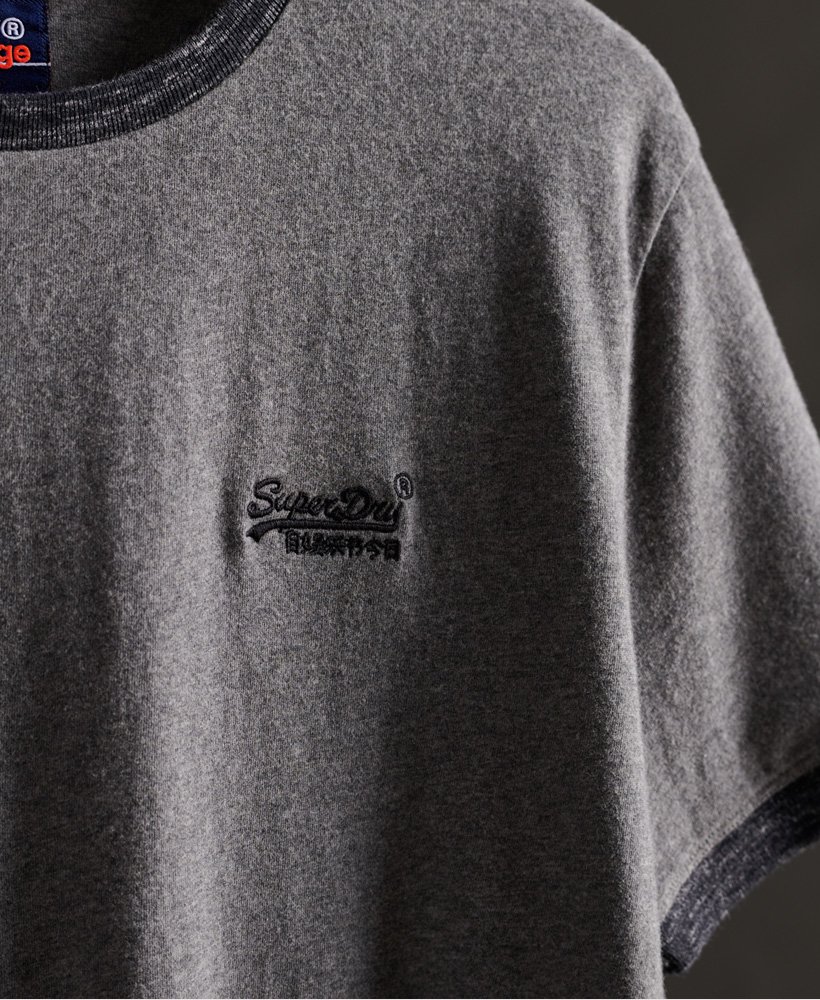 Superdry Ringer T skjorte i økologisk bomull Herre T skjorter Superdry Ringer T skjorte i økologisk bomull Herre T skjorter