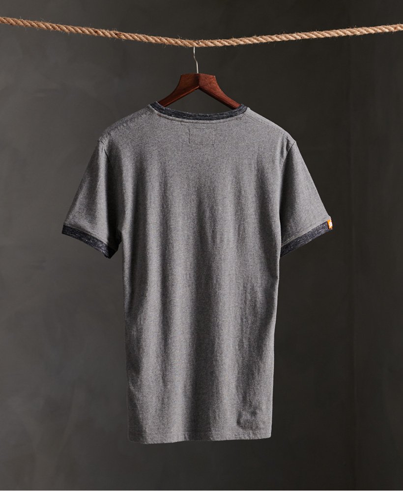 Superdry Ringer T skjorte i økologisk bomull Herre T skjorter Superdry Ringer T skjorte i økologisk bomull Herre T skjorter