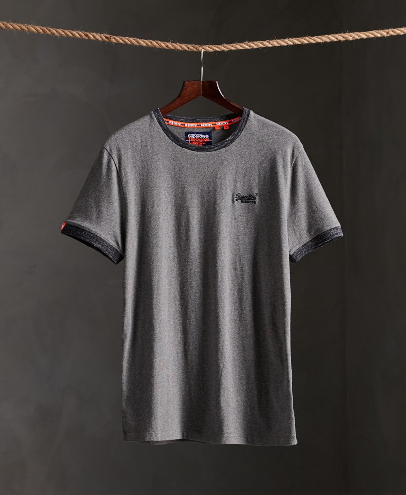 Superdry Ringer T skjorte i økologisk bomull Herre T skjorter Superdry Ringer T skjorte i økologisk bomull Herre T skjorter