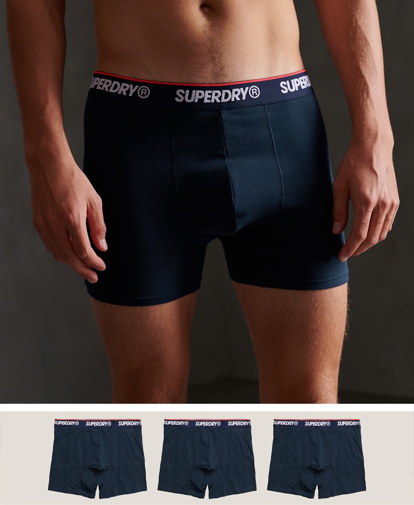 Superdry Caleçon payer Classic Boxer Triple Pack Black Multipack