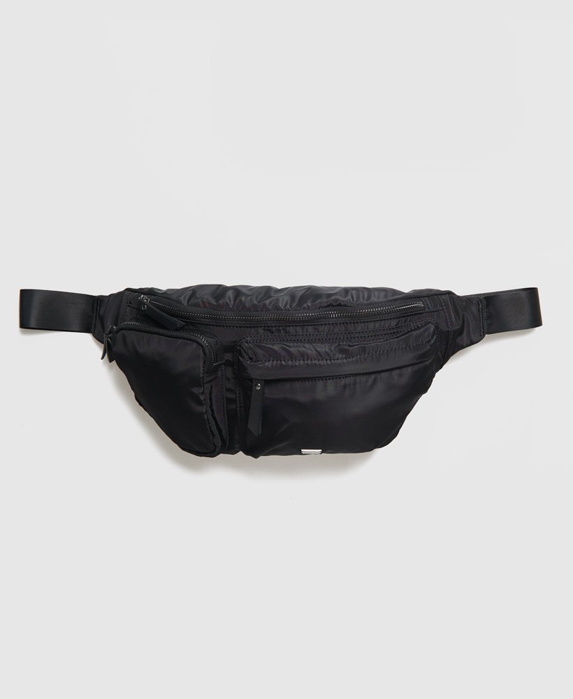 Womens - Sports Luxe Bum Bag in Black | Superdry