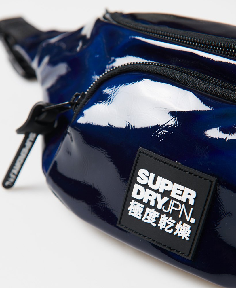Womens - Metallic Bum Bag in Navy | Superdry