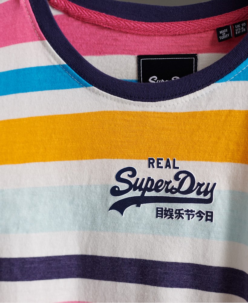 superdry striped t shirt