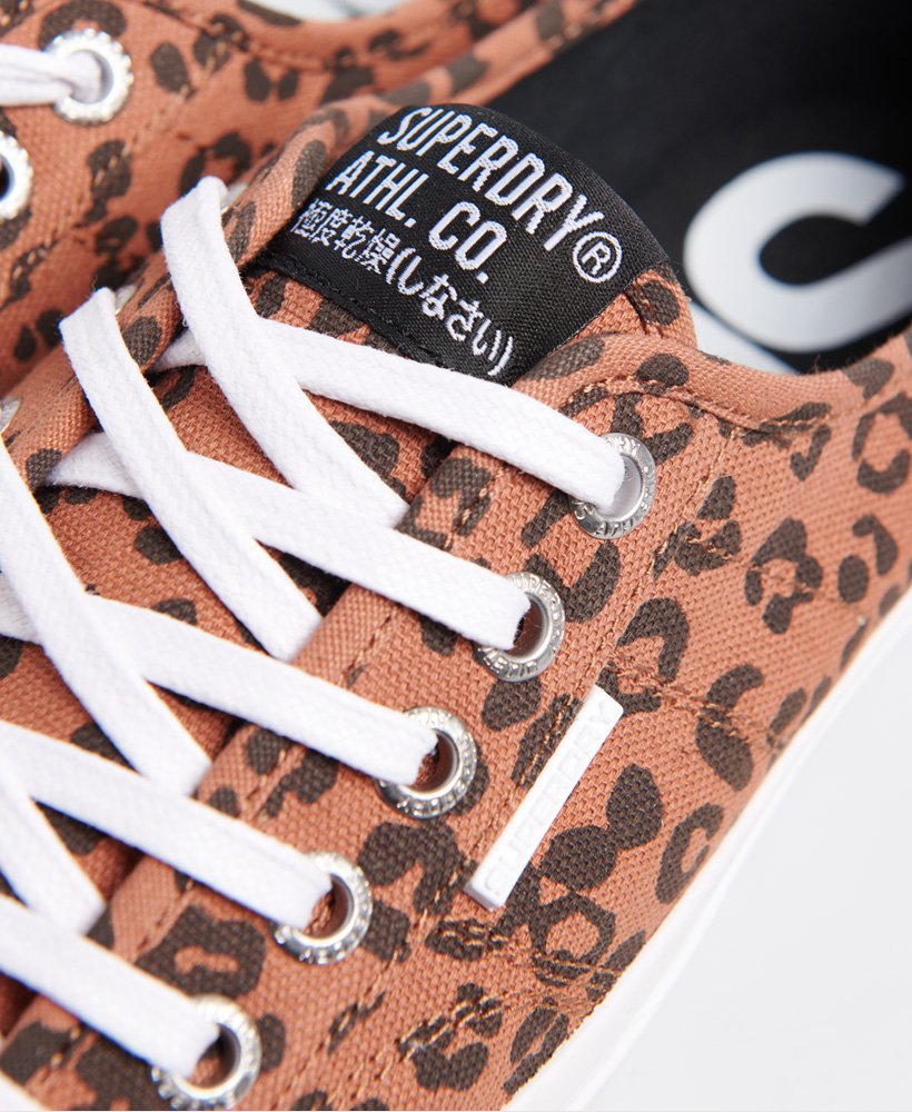 superdry leopard print trainers