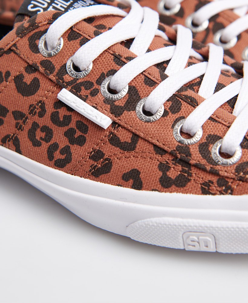 superdry leopard print trainers