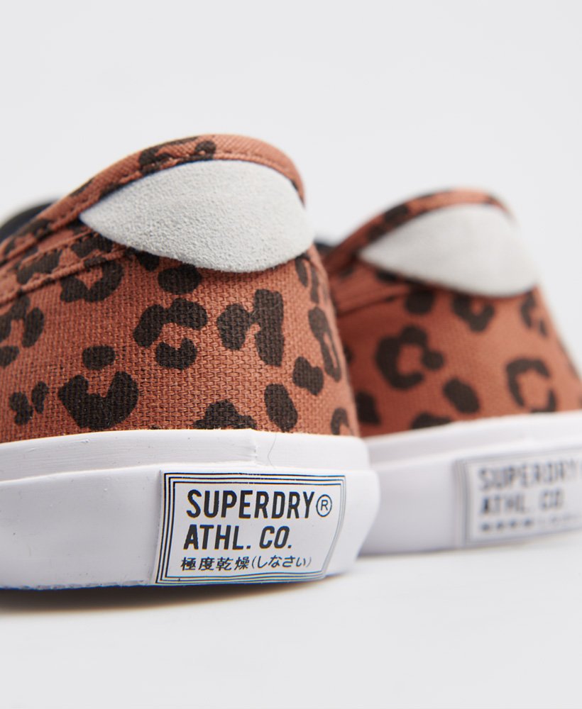 superdry leopard print trainers