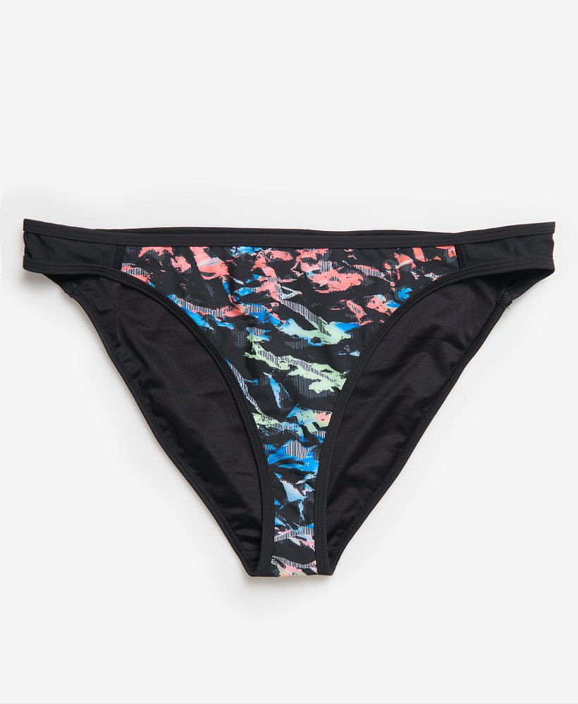 Womens - Swim Sport Bikini Bottom in Multi Colour Print | Superdry UK