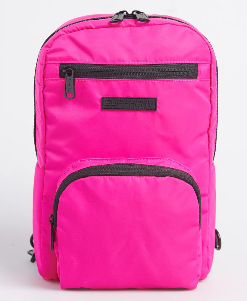 Womens - Sling Backpack in Fluro Pink | Superdry