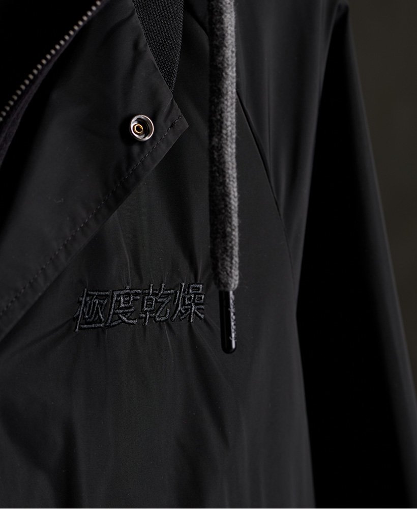 hooded varsity bomber jacket