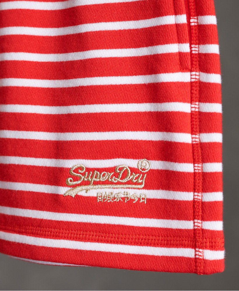 Women's - Orange Label Classic Shorts in Red Stripe | Superdry IE