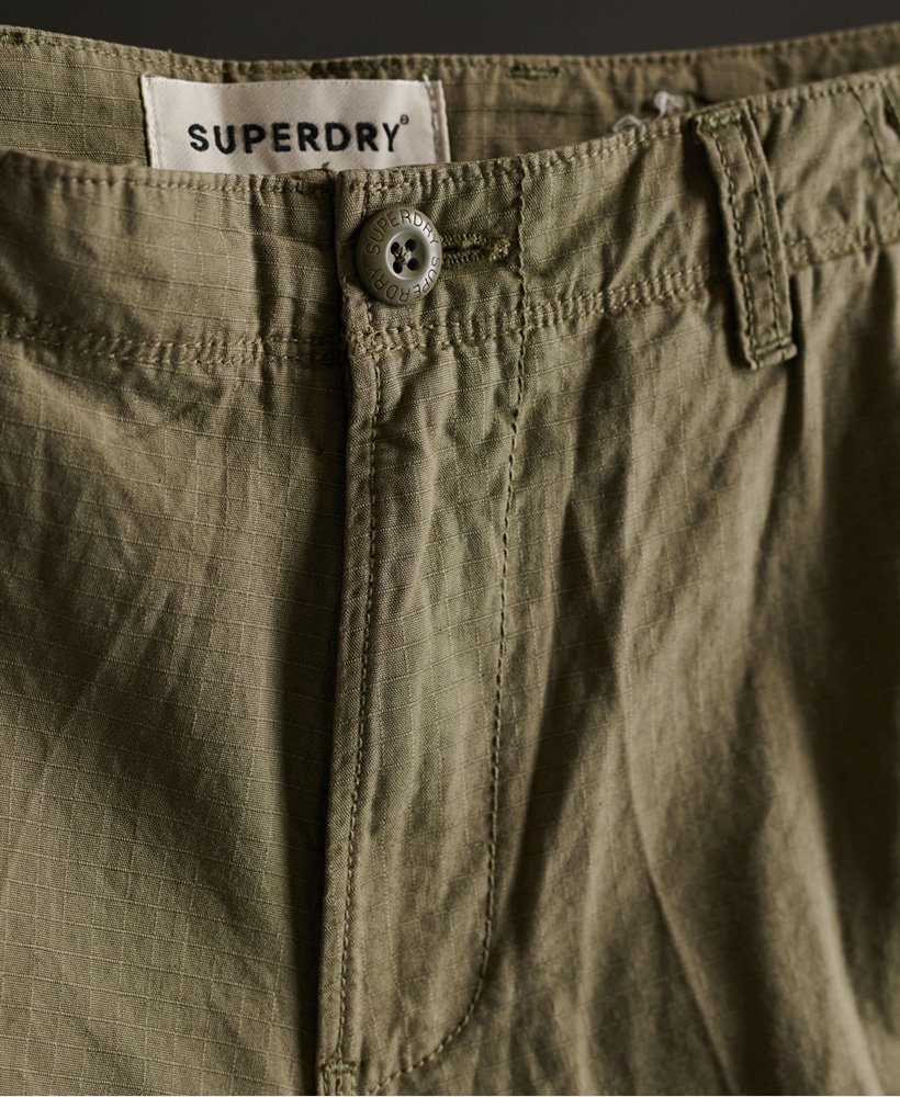 Womens - Ripstop Cargo Pants in Washed Khaki | Superdry