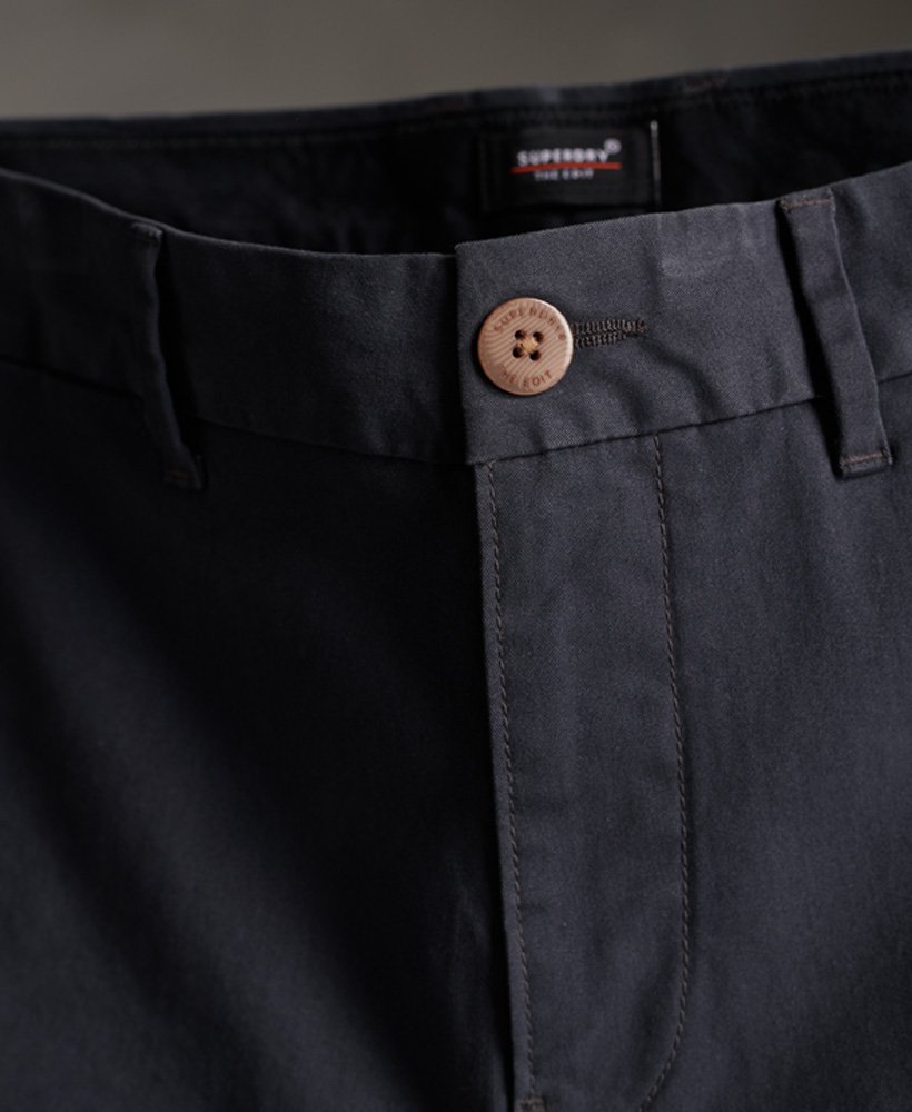 Mens - Edit Chino Trousers in Washed Black | Superdry UK