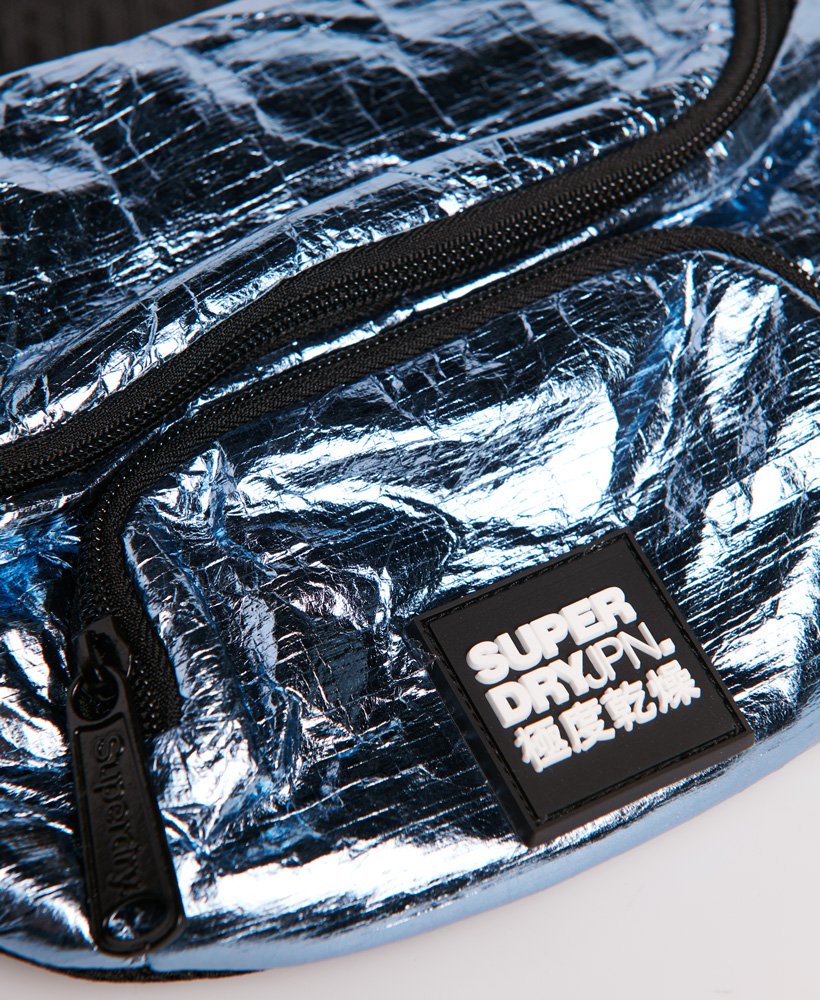Women’s - Tyvek Bum Bag in Blue Metallic | Superdry UK
