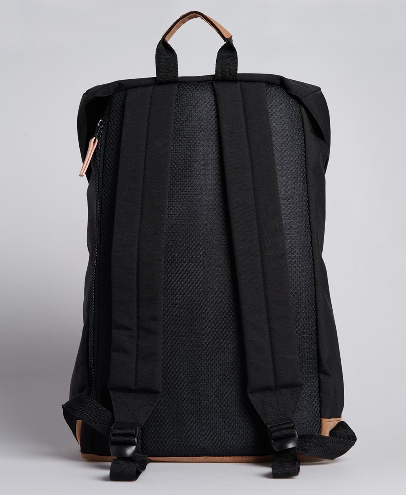 Womens Topload Utility Backpack in Black Superdry