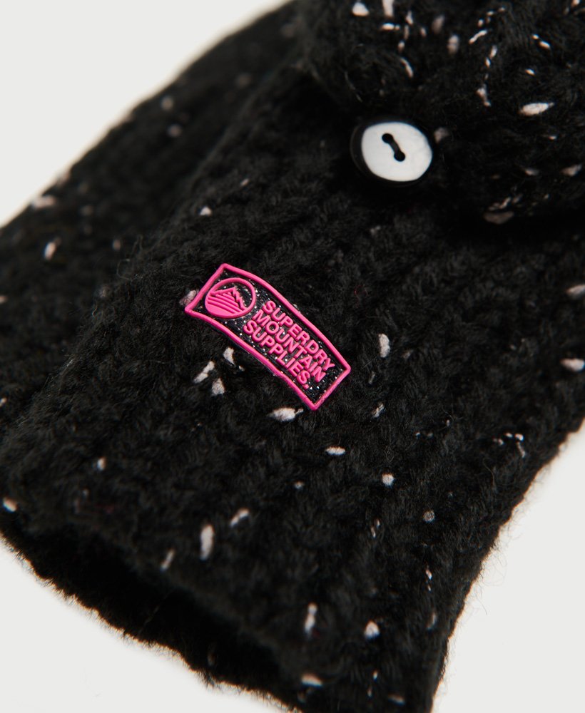 Superdry Damen Gracie Cable Glove Winter-Handschuhe 