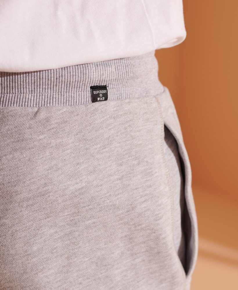 Mens - Organic Cotton Standard Label Joggers in Dusky Grey Marl | Superdry