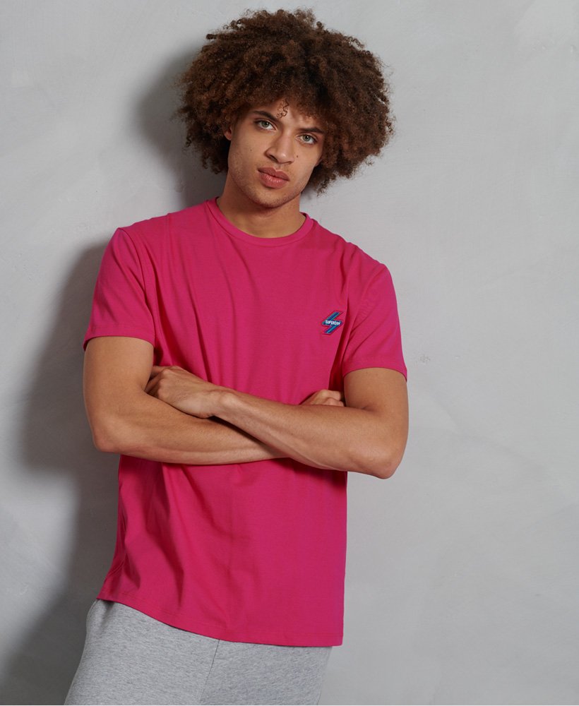 hot pink t shirt mens