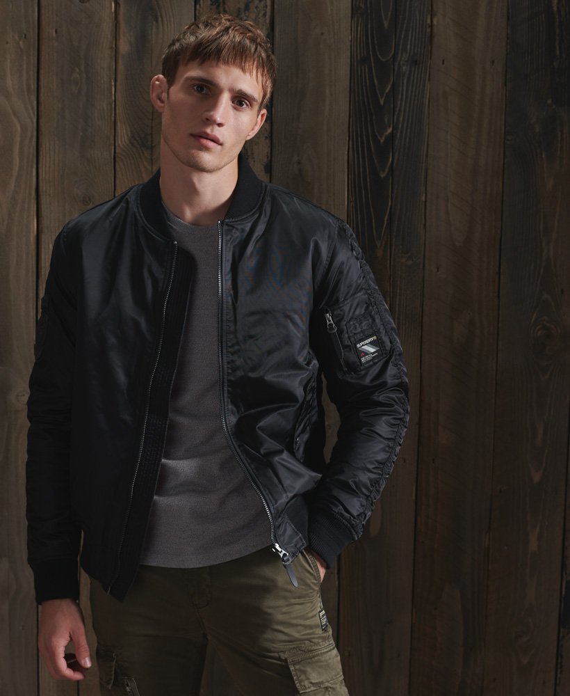 superdry nylon flight bomber jacket