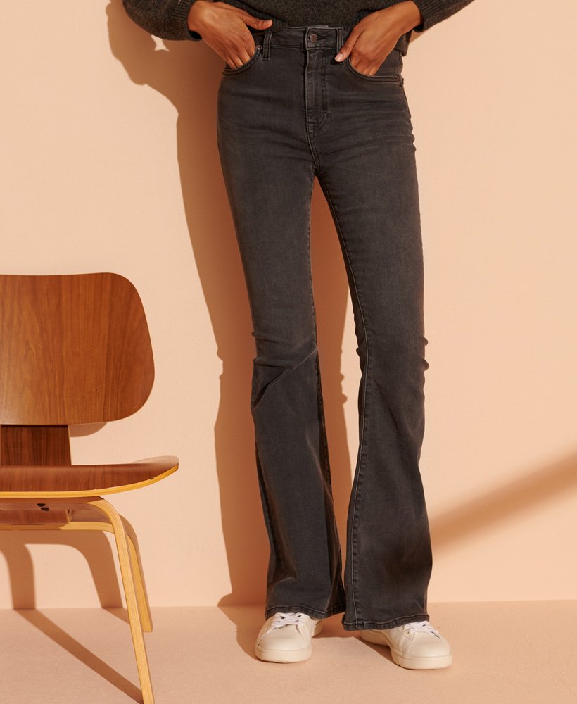 womens skinny flare jeans