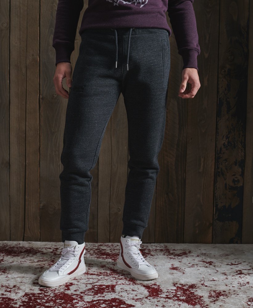 black superdry joggers