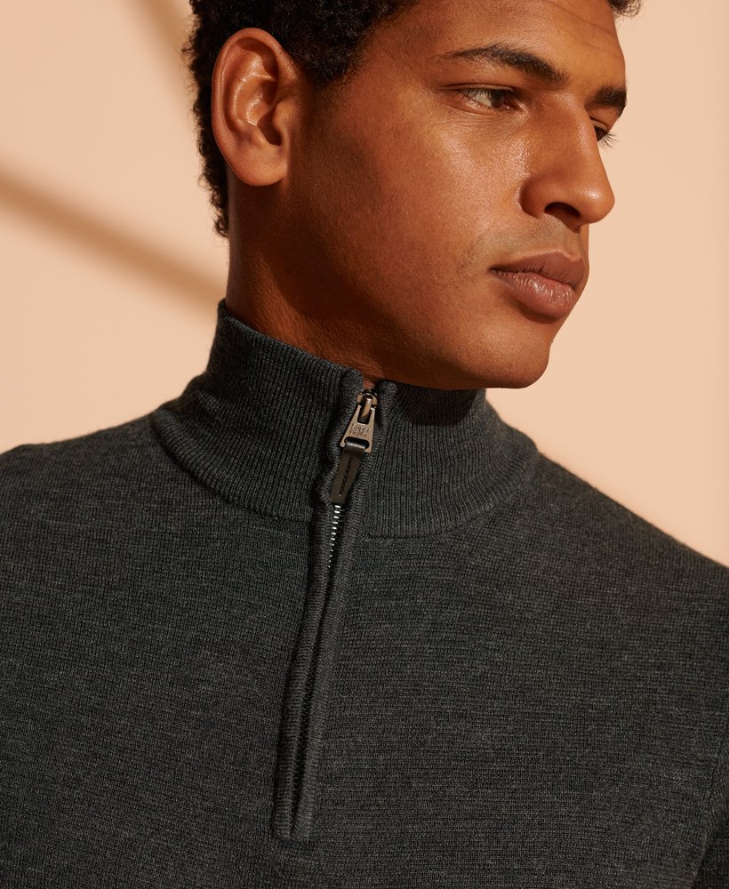 superdry henley jumper