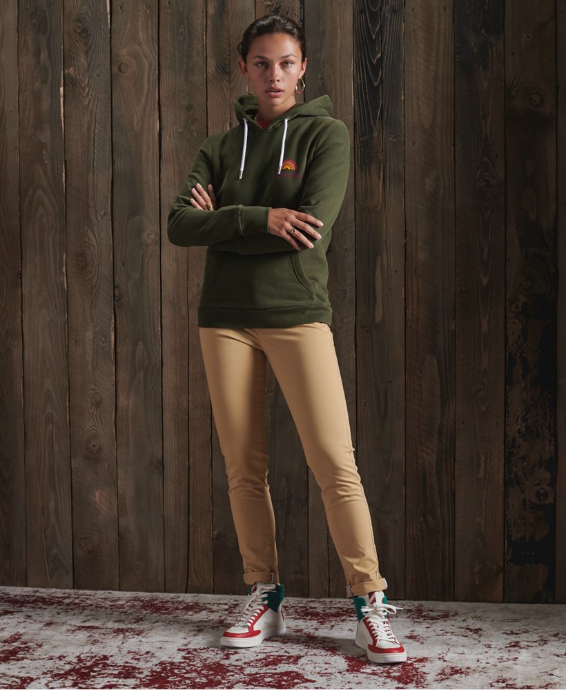 superdry core logo wilderness hoodie